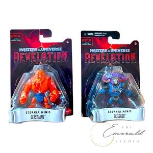 MOTU Revelation Whiplash & Beast Man NEW